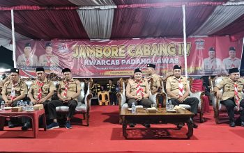 Polres Palas Hadiri Penutupan Perkemahan Jambore Cabang IV Kwarcab Palas di Buper Tor Sipiramanuk