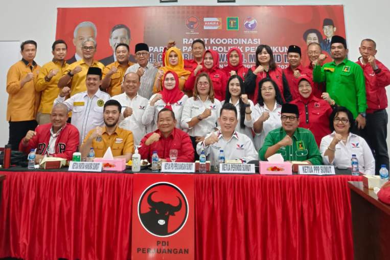 Ganjar-Mahfud Daftar Ke KPU, Petinggi Partai Pengusung Sumut Konsolidasi