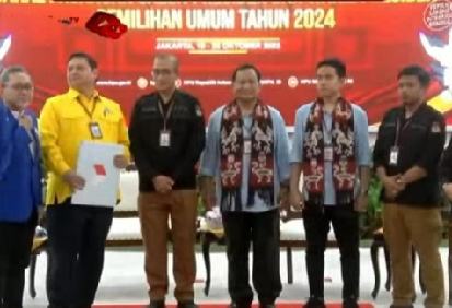 Resmi! Prabowo dan Gibran Daftar Capres-Cawapres ke KPU