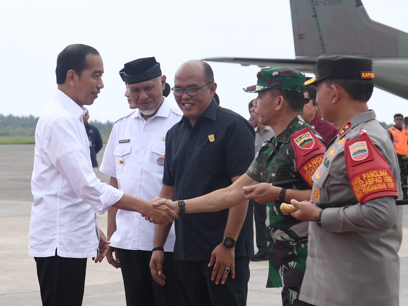 Pangdam I/BB Dampingi Presiden Joko Widodo Kunker di Padang, Sumbar