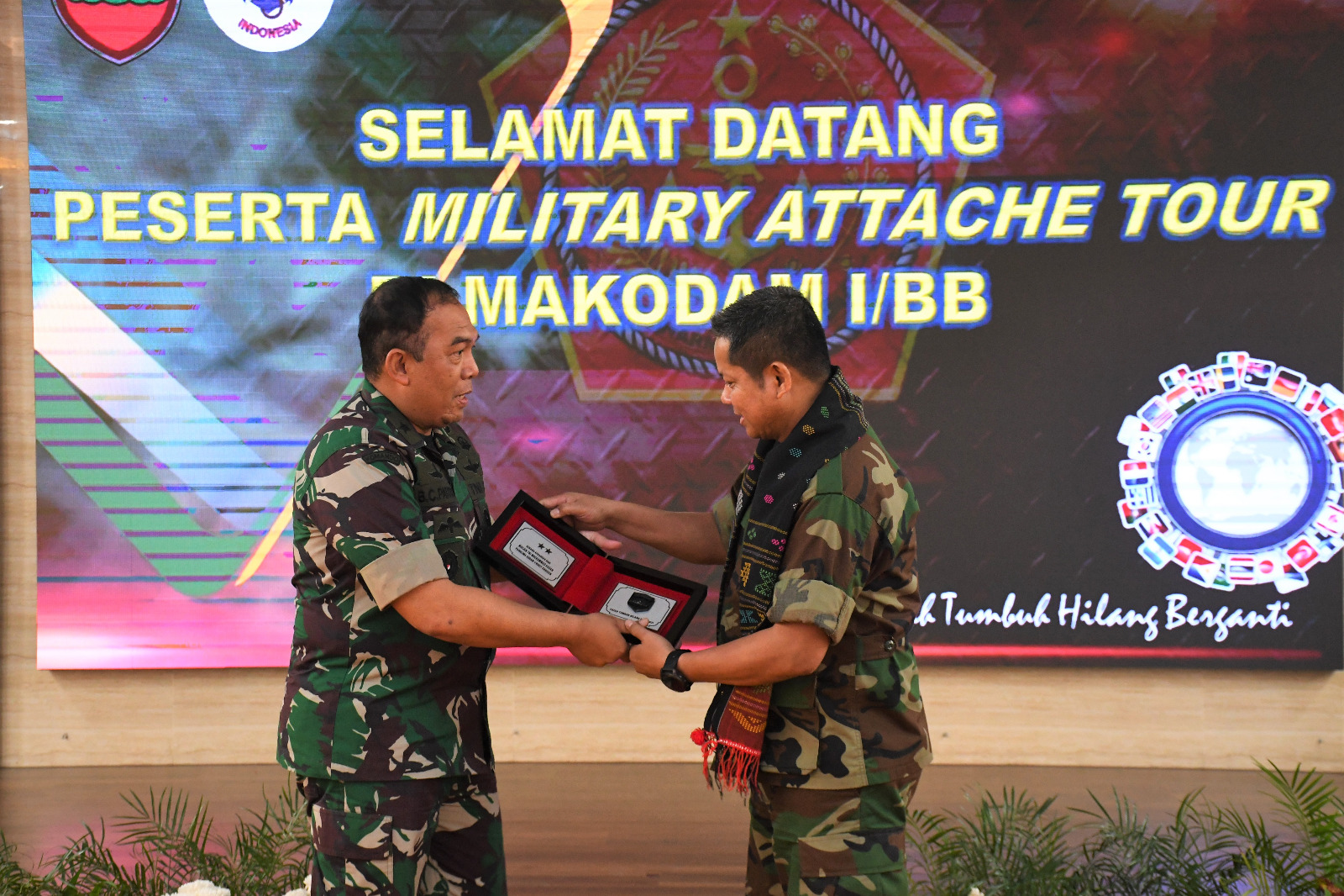 Kodam I/BB Terima Kunjungan Kehormatan Delegasi Military Attache Tour 2023