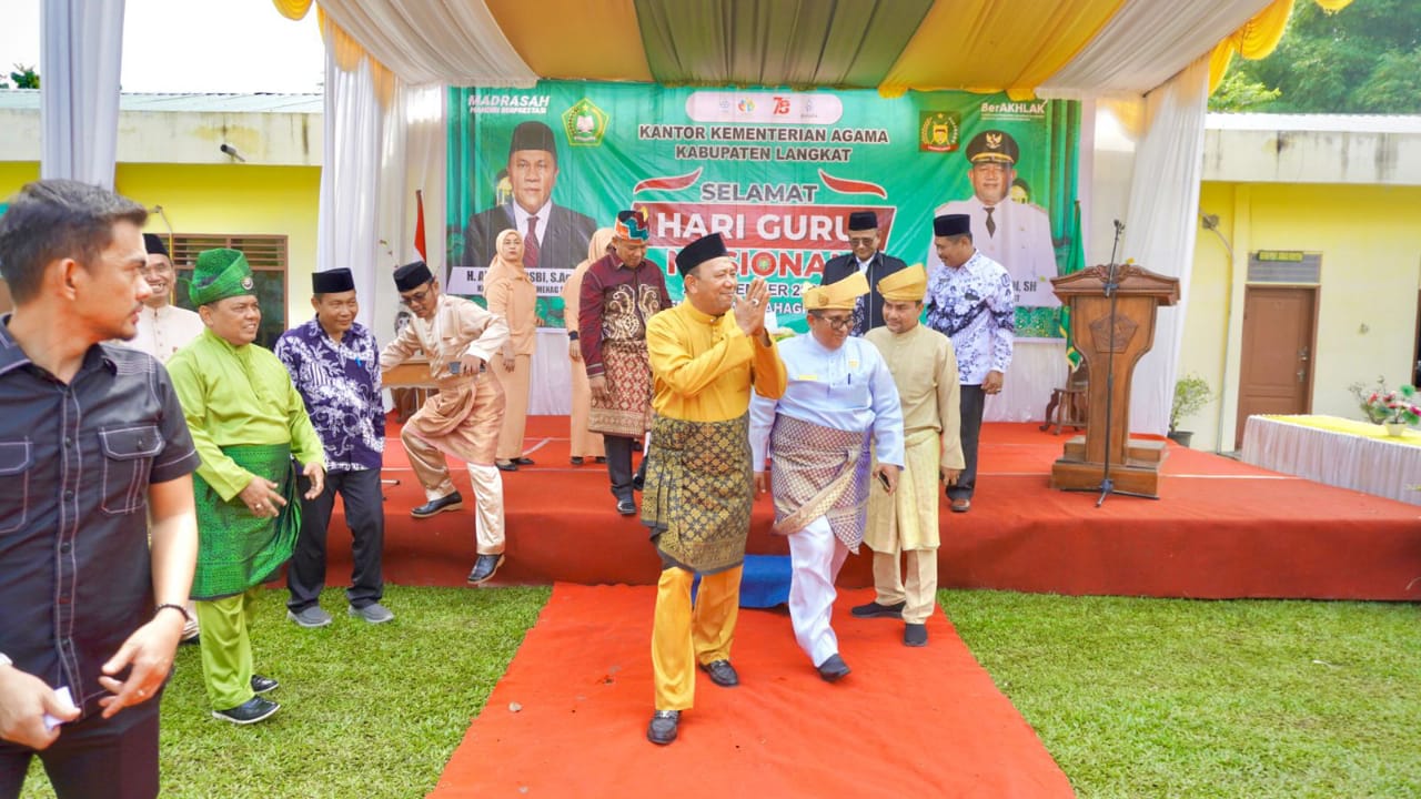 Syah Afandin Silaturahmi dengan Guru di Jajaran Kemenag Langkat