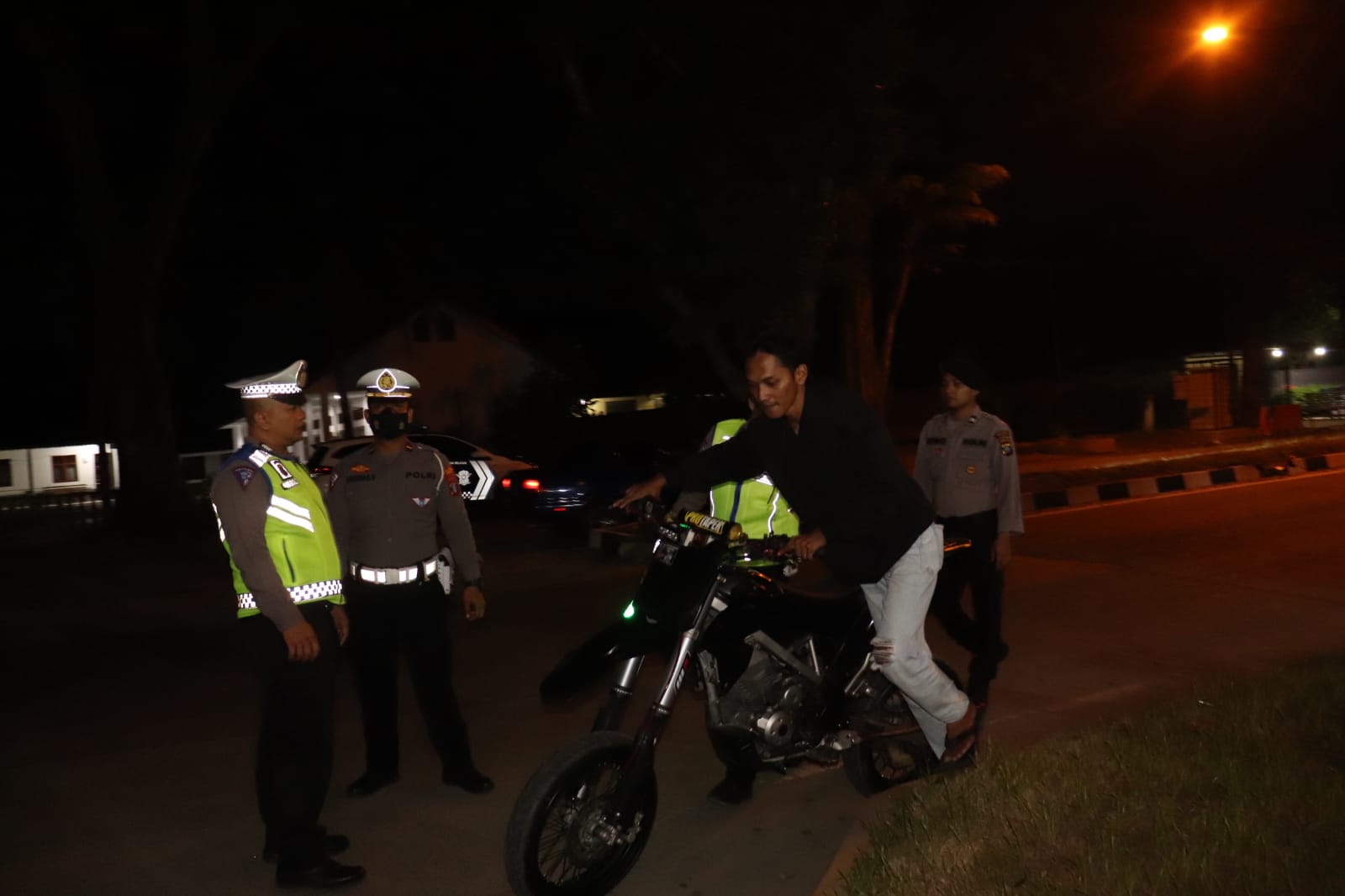 Razia Antisipasi Genk Motor dan Balap Liar, Polisi Amankan Beberapa Sajam