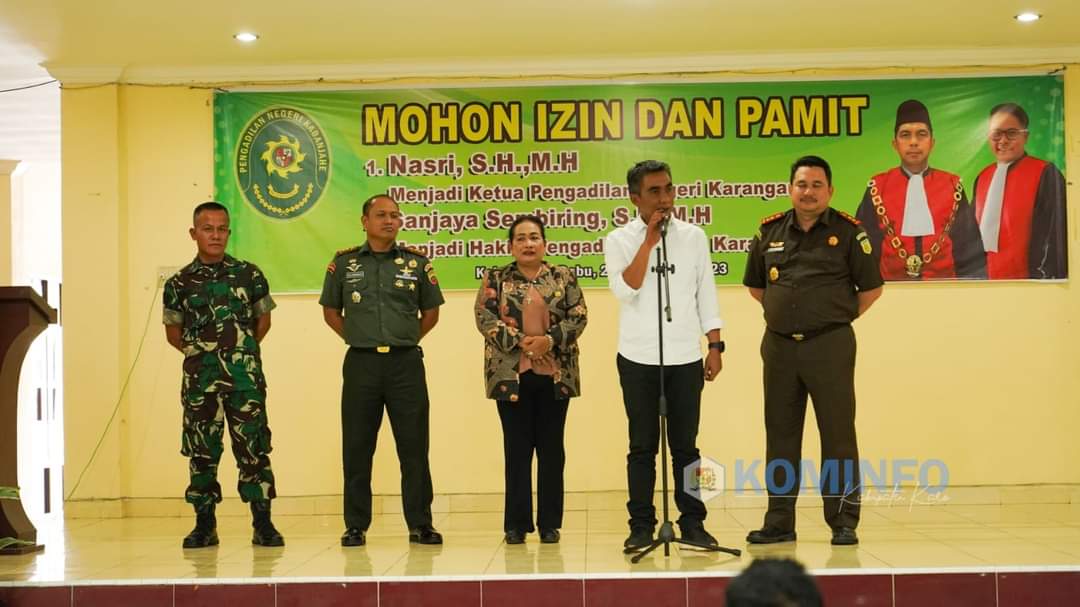 Wabup Karo Hadiri Acara Izin Dan Pamit Ketua Pengadilan Negeri Kabanjahe