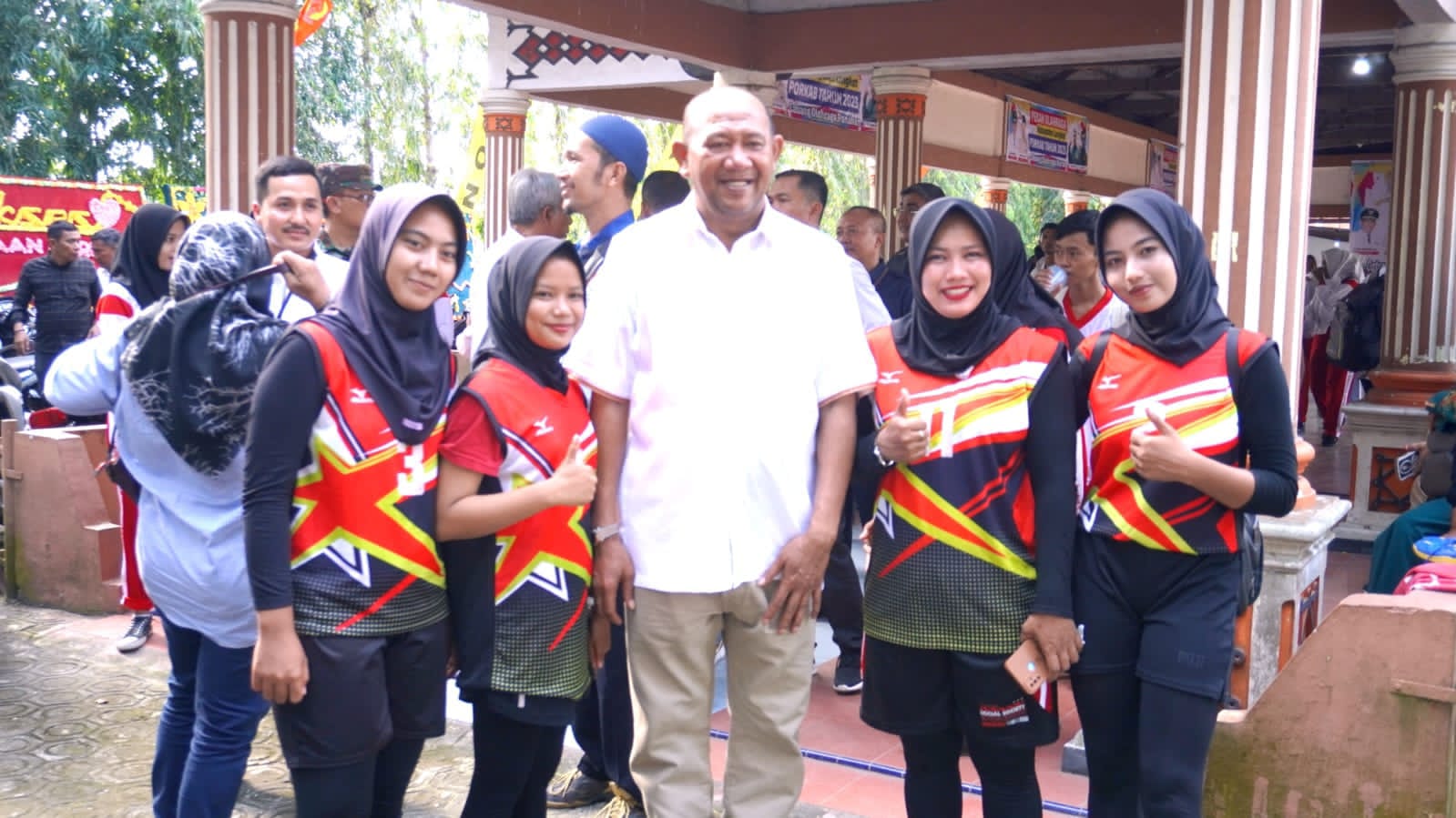 Buka PORKAB Langkat, Afandin: Raih Preatasi Junjung Tinggi Sportifitas