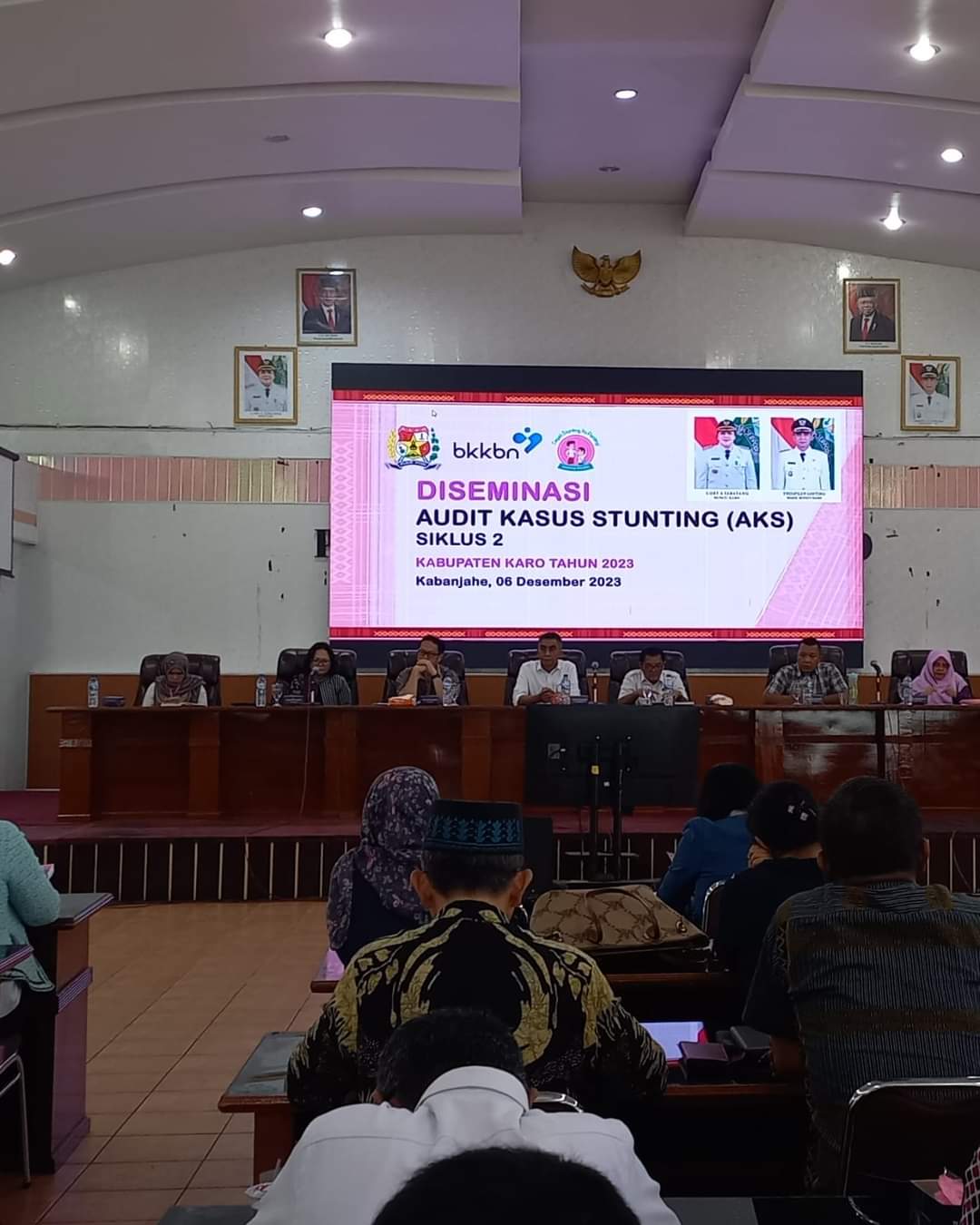 Wabup Karo Buka Kegiatan Diseminasi Audit Kasus Stunting Tahap II