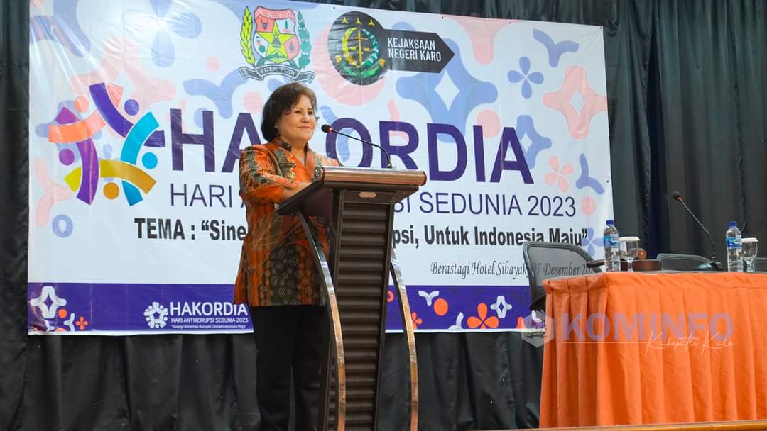 Bupati Karo Buka Sosialisasi Pencegahan Korupsi dalam Memperingati Hakordia