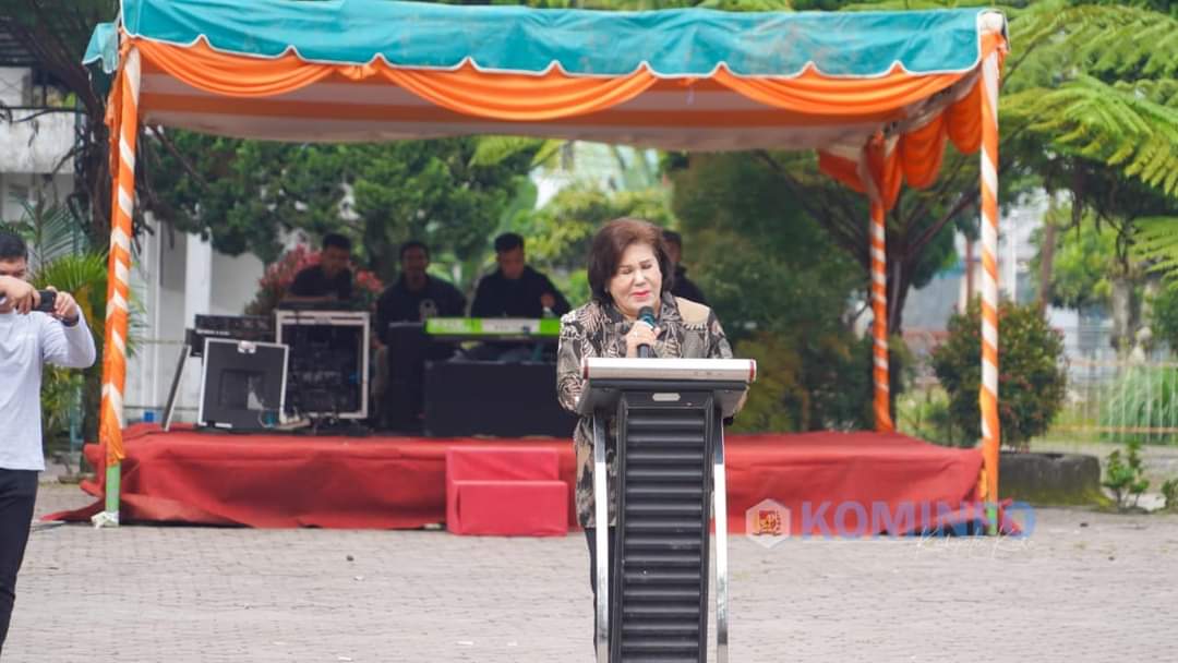 Bupati Karo Ikuti Apel Siaga Pengawasan dan Deklarasi Kampanye Damai Pemilu Tahun 2024