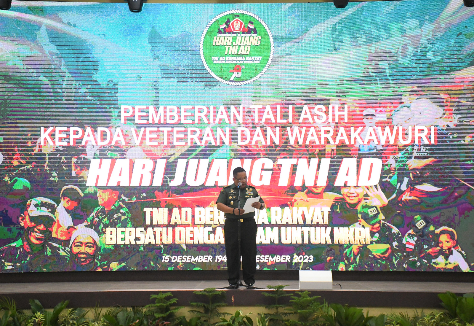 Wujud Rasa Hormat & Bangga Kodam I/BB kepada Veteran dan Warakawuri di Hari Juang TNI AD Tahun 2023