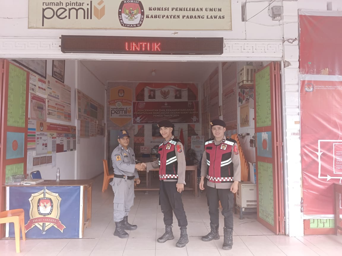 Polres Palas Patroli Dialogis ke Kantor KPU dan Bawaslu