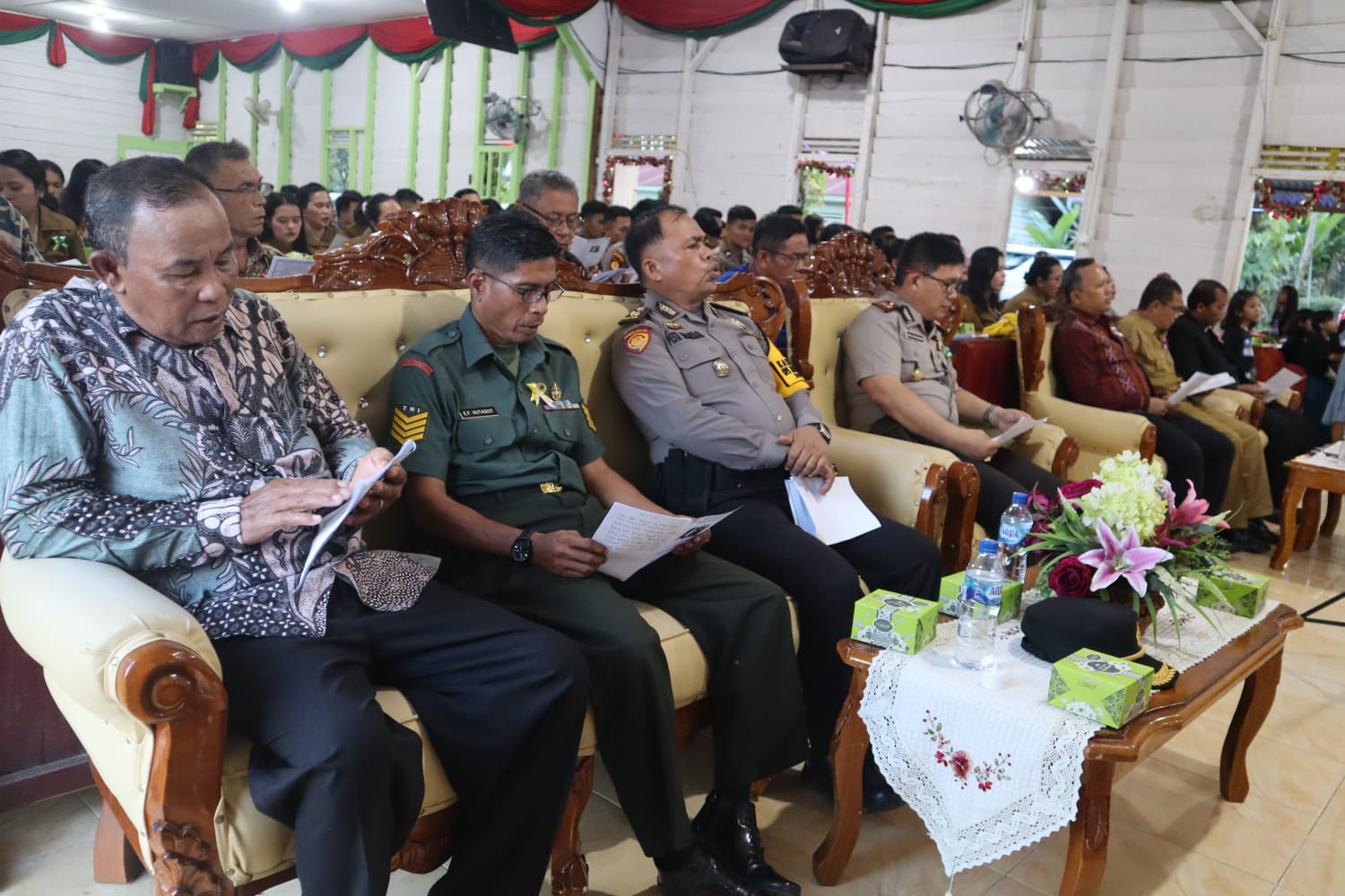 Natal Oikumene ASN, TNI, Polri dan Masyarakat Kabupaten Palas Khidmat