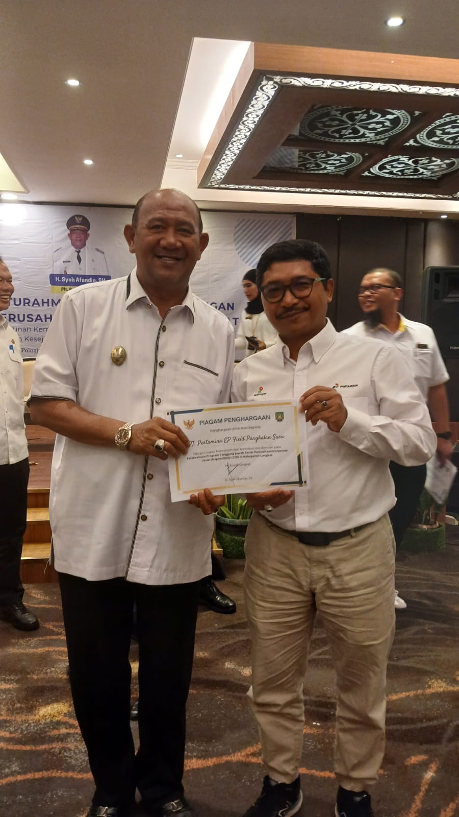 Afandin Apresiasi Konsistensi Pertamina EP Pangkalan Susu dan Rantau Melalui Program TJSL
