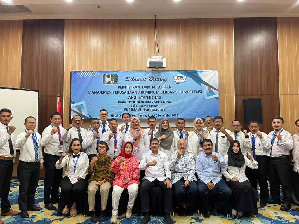Pelatihan Manajemen Perusahaan Air Minum Angkatan 143 Berakhir,Kabir Bedi : Pegawai Harus Memiliki Kompetensi di Bidangnya