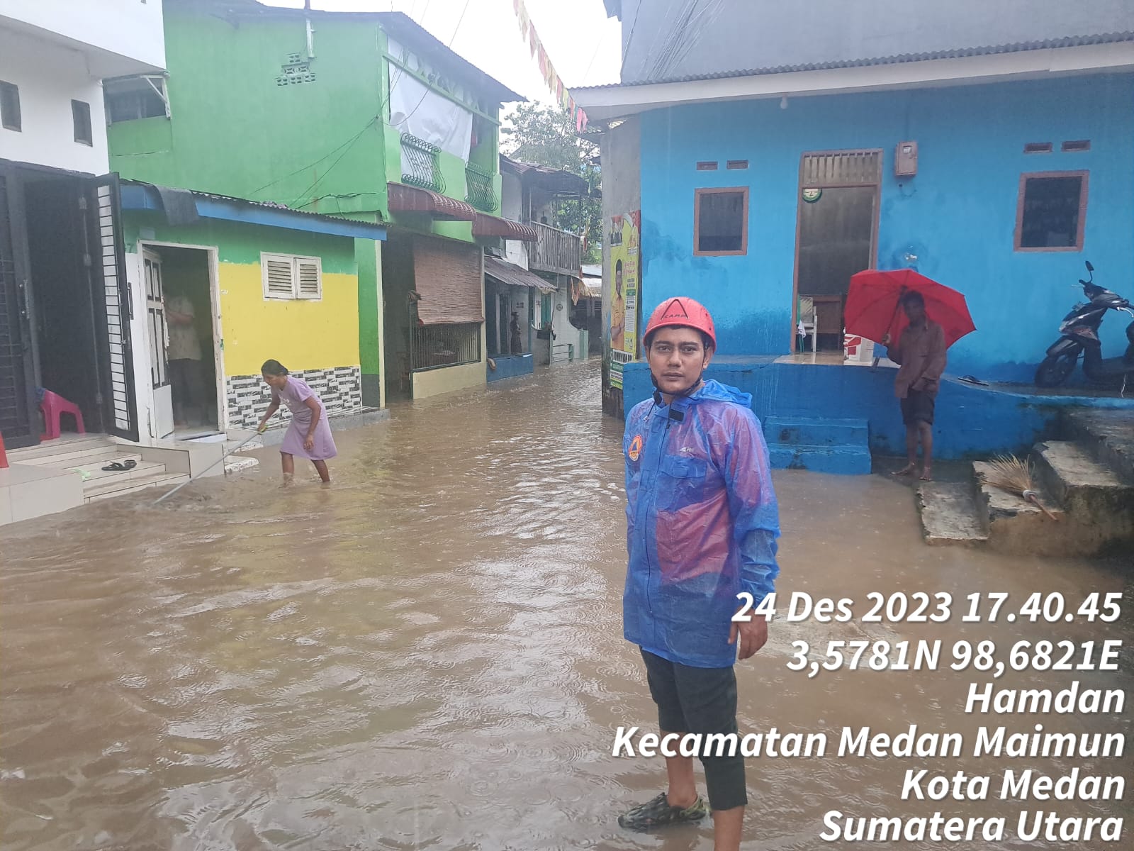 Hujan Sejak Pagi, 70 Rumah di Maimun Digenangi Air
