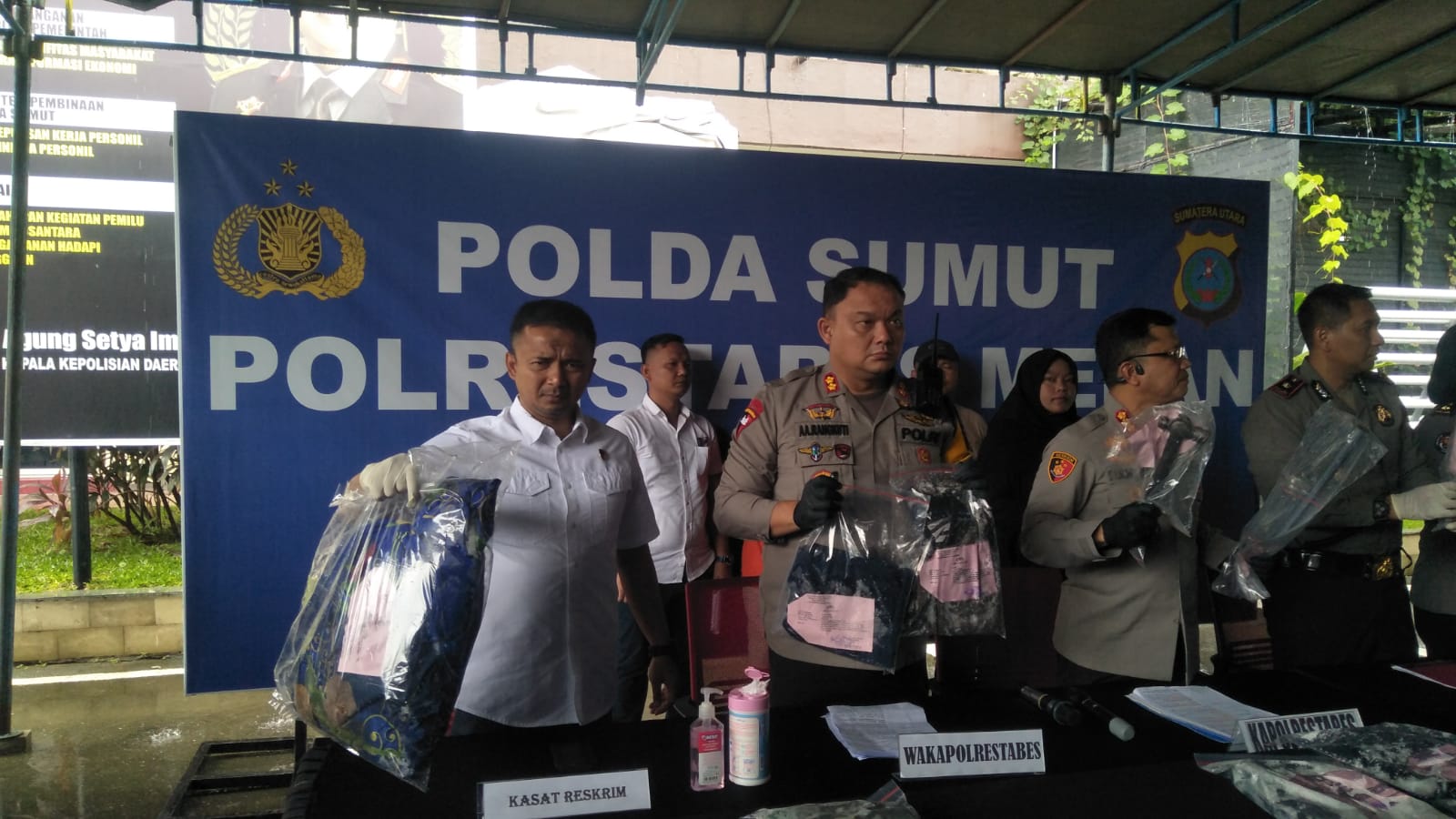 Polrestabes Medan Ungkap Sejumlah Kasus Menonjol