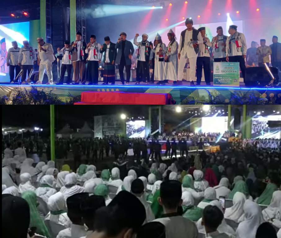 Malam Puncak HUT ke-93 Al Washliyah Meriah, Puluhan Ribu Warga Washliyin Padati Lapangan Astaka