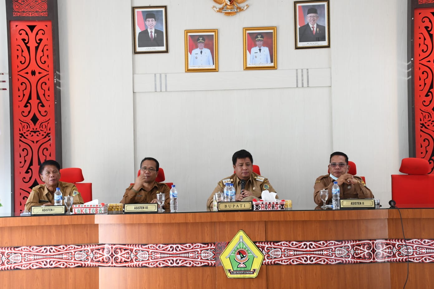 Bupati Samosir Pimpin Rapat Perdana Memasuki Awal Kerja 2024