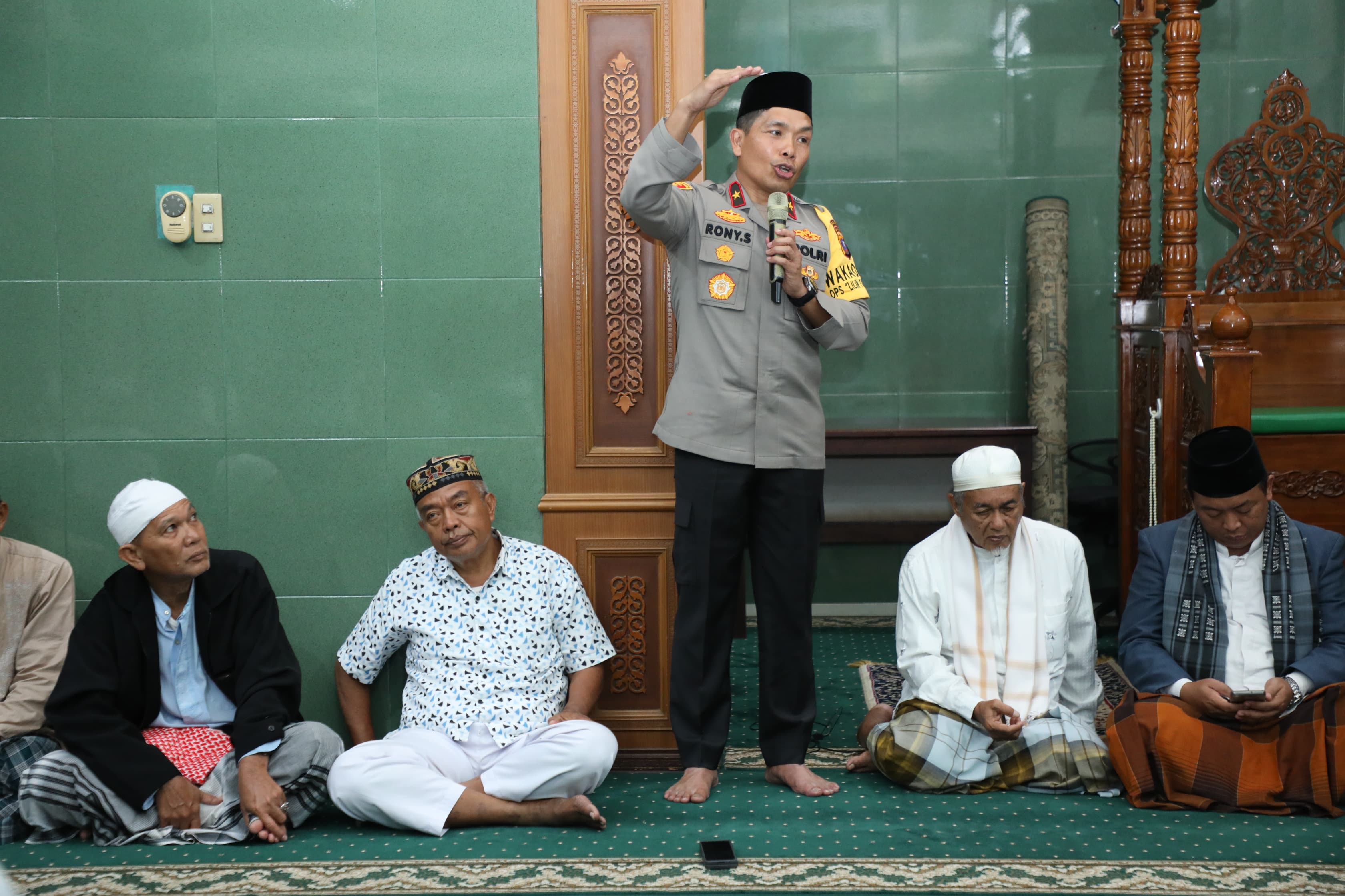 Safari Subuh, Wakapolda Sumut Ajak Masyarakat Merajut Silaturahim Jaga Kamtibmas