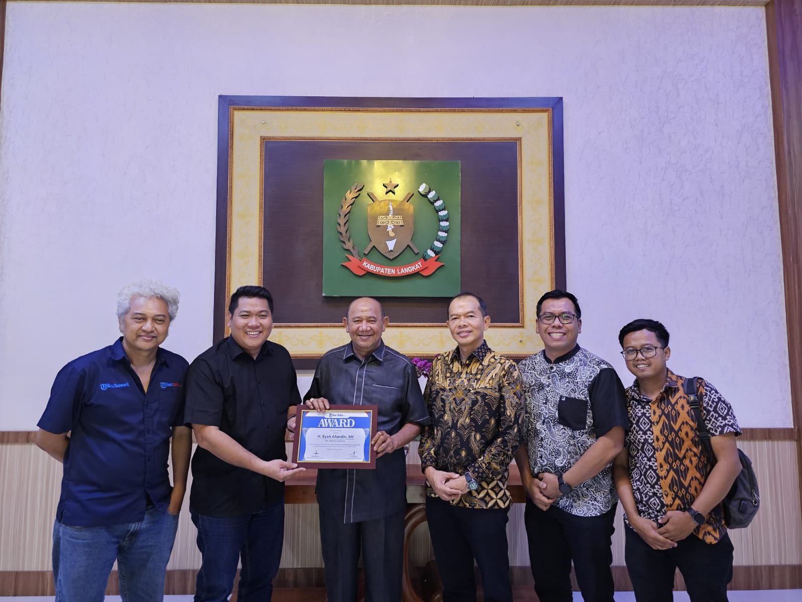 Peduli Stunting, Syah Afandin Terima Penghargaan dari Media Online