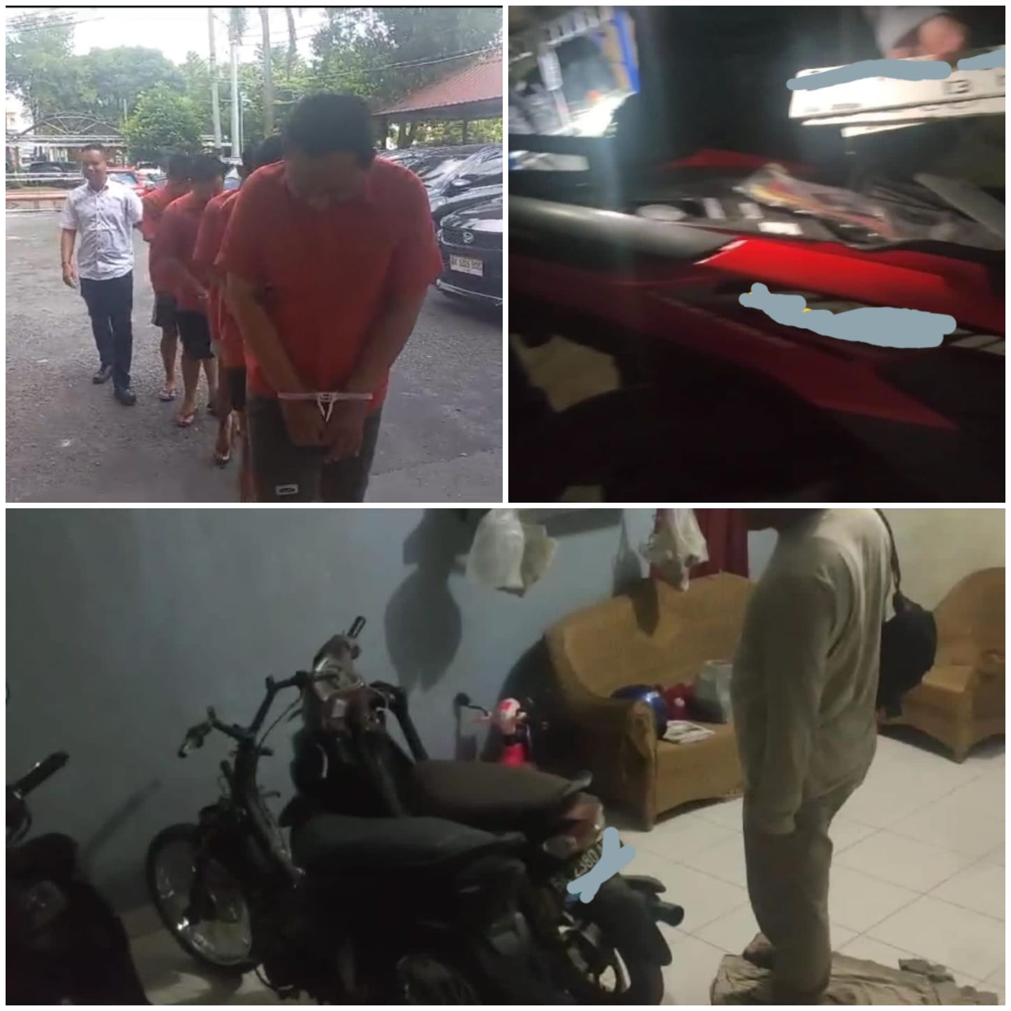 Polda Sumut Ungkap Sindikat Curanmor dan STNK Palsu, 5 Pelaku Ditangkap