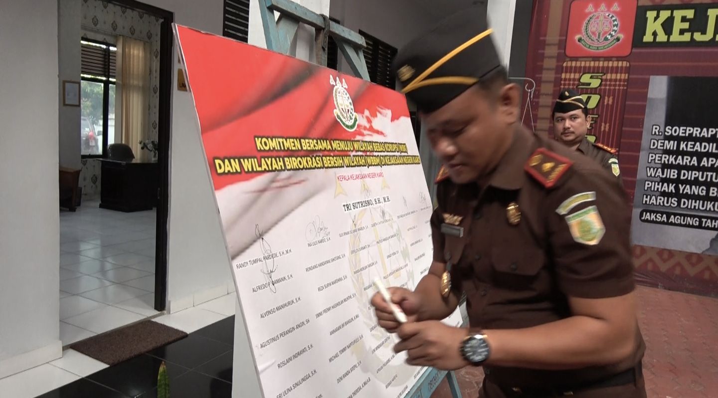 Kejaksaan Negeri Karo dan Kacabjari Cabang Tigabinanga, Gelar Apel Integritas Tahun 2024