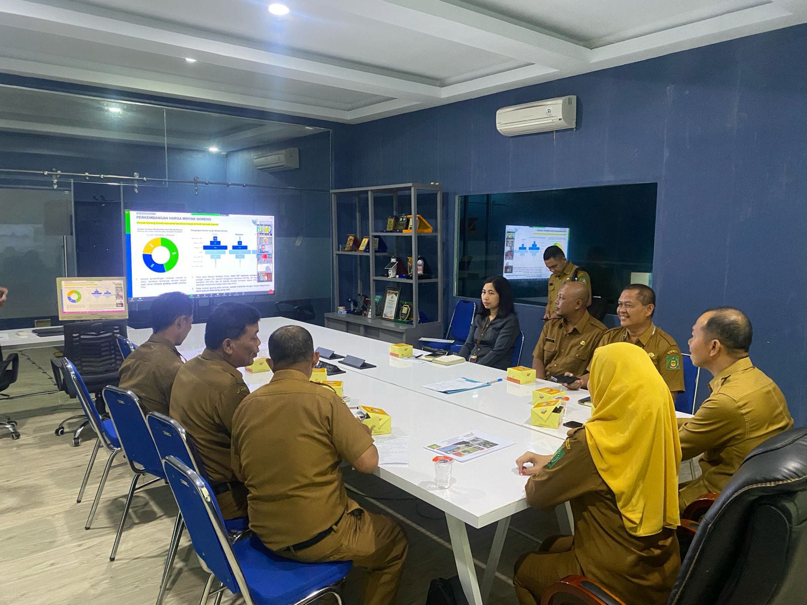 Rakor TPID, Sekda Langkat Ikuti Zoom Meeting dengan Mendagri 