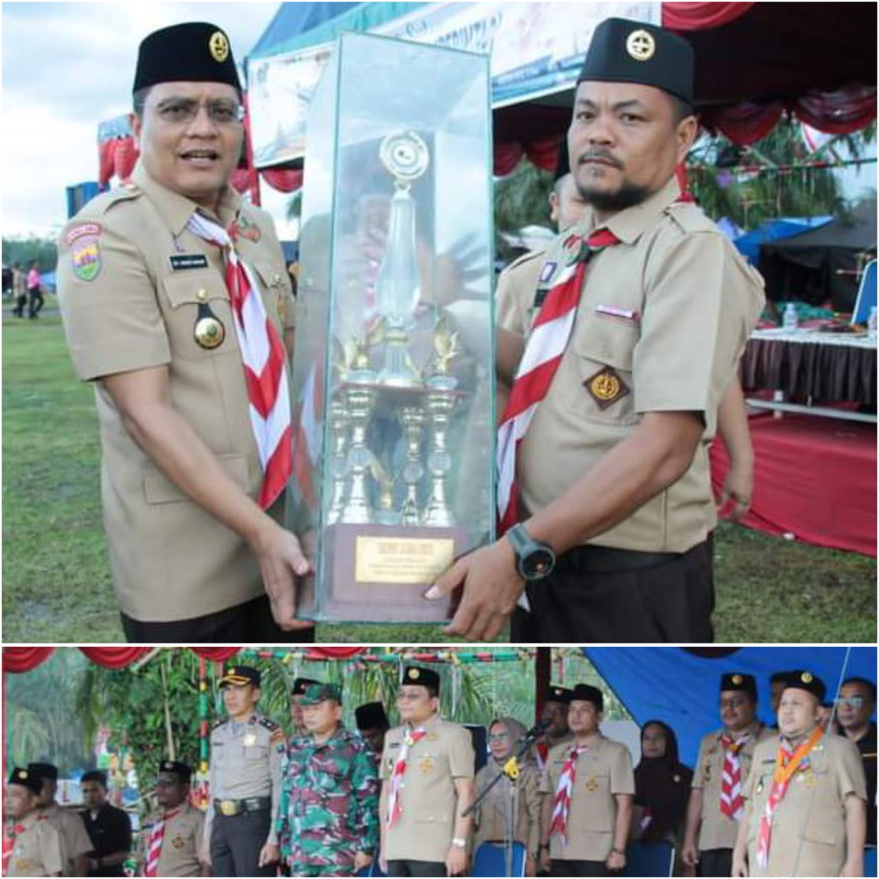 Pj Bupati Palas Buka Perkemahan Perimtaq Ke-15