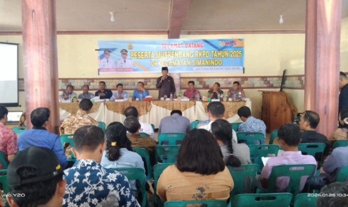 Kecamatan Simanindo Samosir, Gelar Musrenbang RKPD 2025