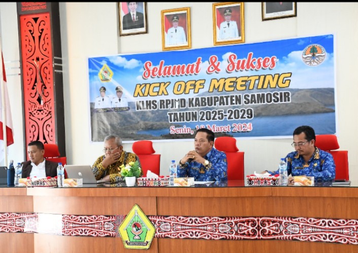 Bupati Samosir Buka Kick of Meeting KLHS RPJMD 2025-2029