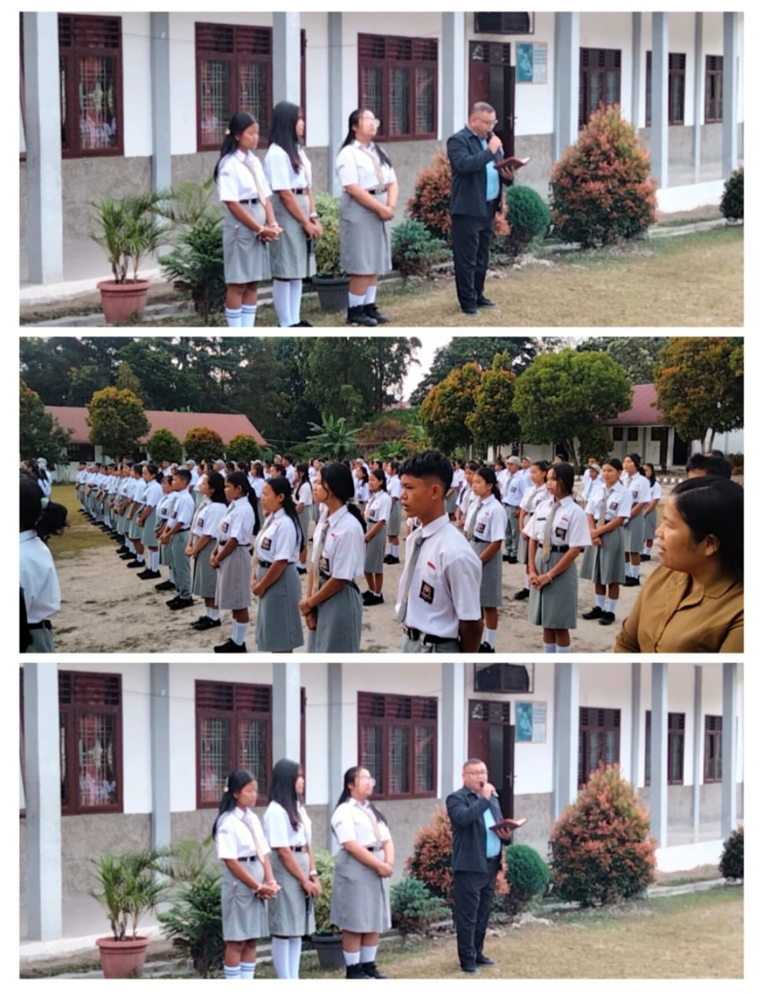 SMK Negeri Tuktuk Simanindo Samosir Gelar GSM pada Siswa Baru 2024