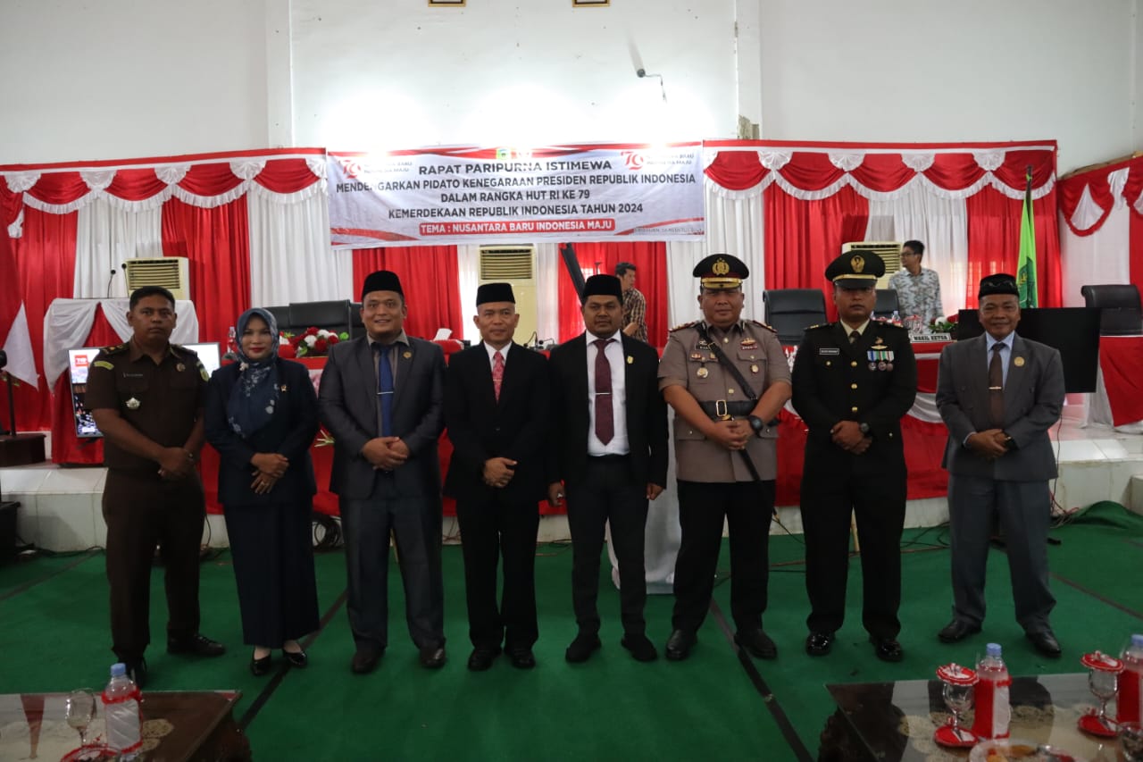 Kapolres Palas Menghadiri Rapat Paripurna Istimewa dalam Rangka HUT-RI Ke-79