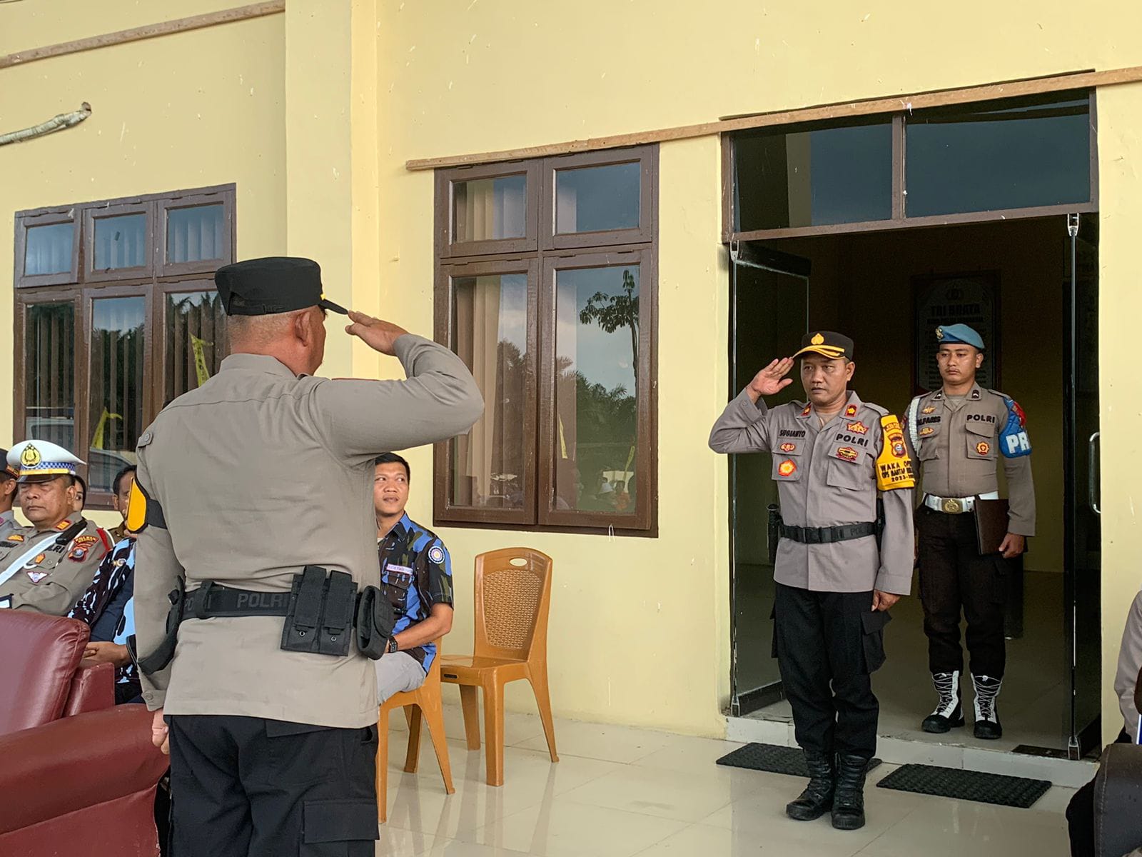 Polres Palas Melaksanakan Apel Gelar Pasukan Operasi Kepolisian Mandiri Kewilayahan Mantap Praja Toba-2024 