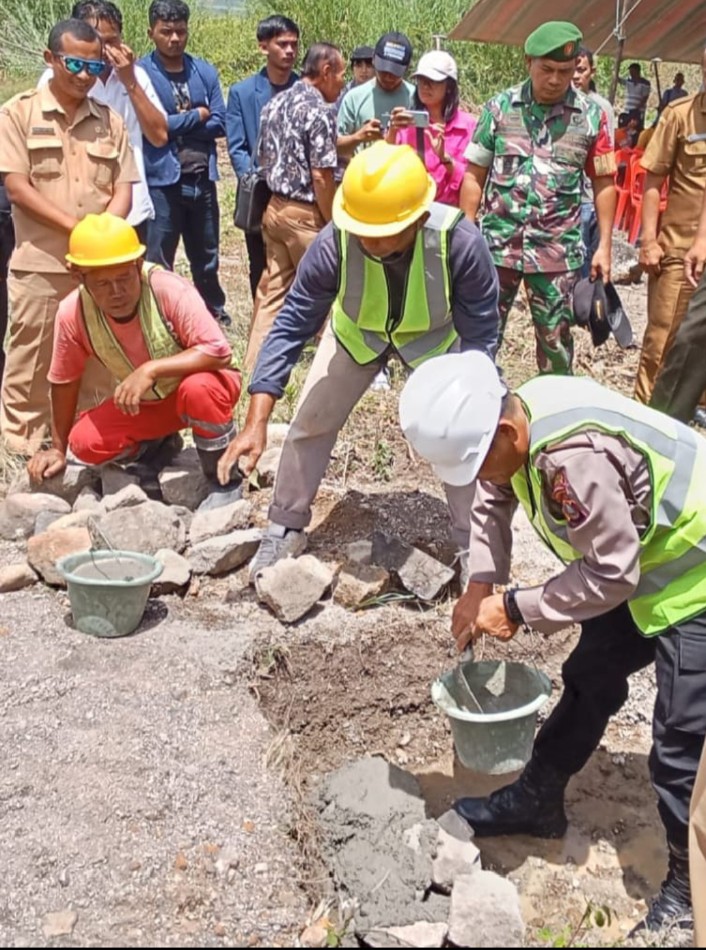 Polsek Palipi Apresiasi Pembangunan Pantai Pallombuan