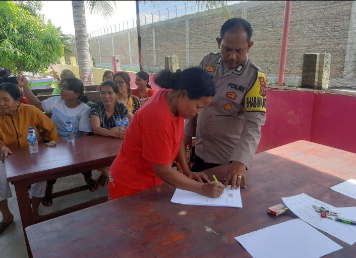 Polsek Firdaus Lakukan Problem Solving Sesama Warga Desa Sei Belutu