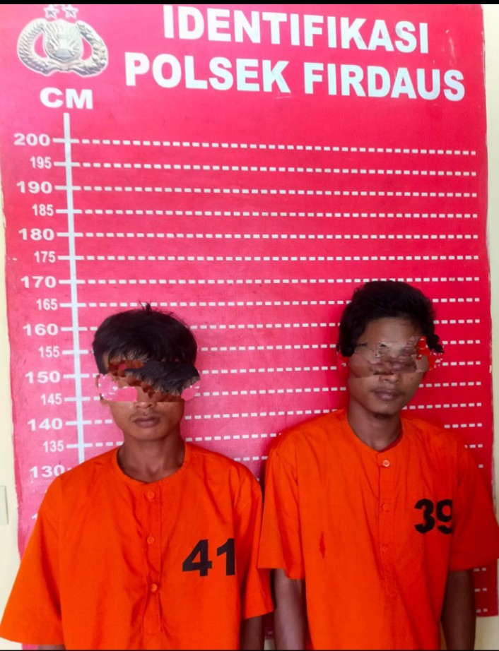 Gercep Tangkap Pelaku Pencurian Ranmor di Desa Penggalangan,Dua Pelaku Diciduk Polsek Firdaus