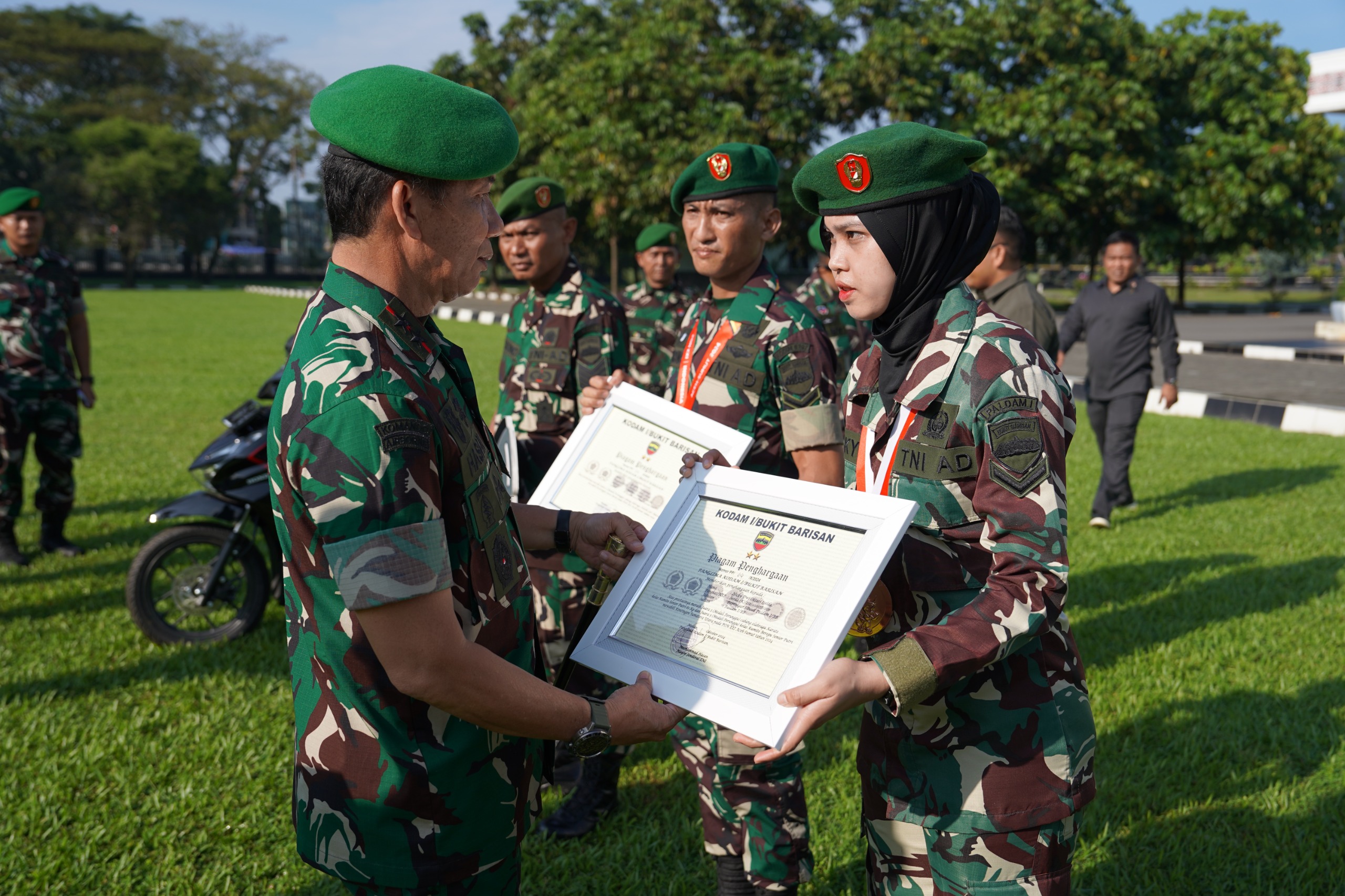 Pangdam I/BB Beri Penghargaan kepada 25 Prajurit Berprestasi