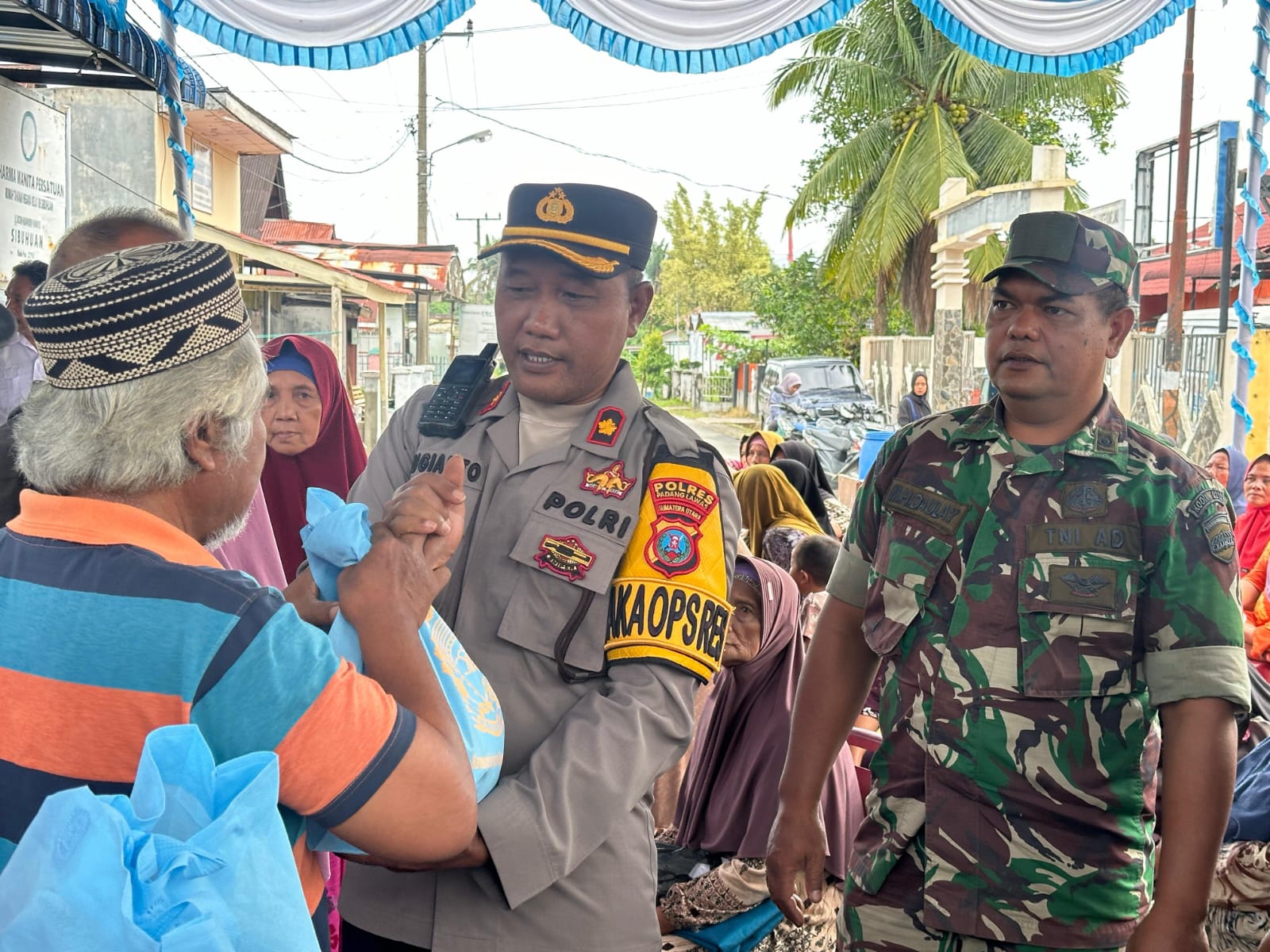 Waka Polres Palas Menghadiri Bakti Sosial Di Rumah Tahanan Negara Kelas llB Sibuhuan