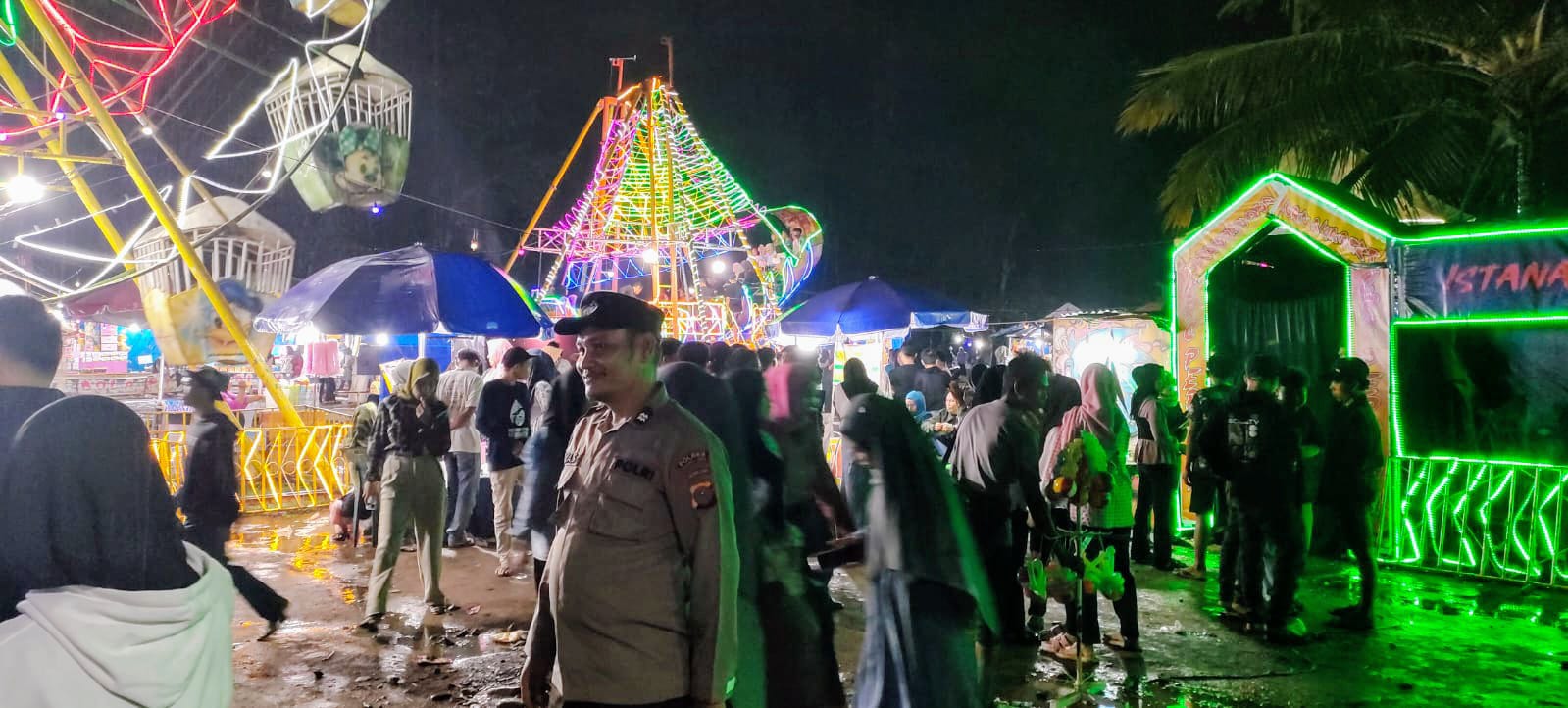 Polsek Barumun Melaksanakan Kegiatan Patroli Blue light Menjelang Pelantikan Bupati Terpilih