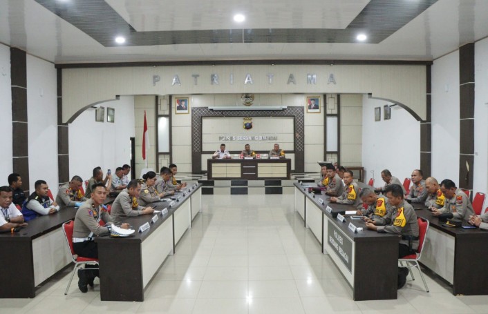 Gelar Lat Pra Ops Keselamatan Toba 2025 Jelang Hari Raya Ied Fitri,Polres Sergai Siap Amankan Kamseltibcar