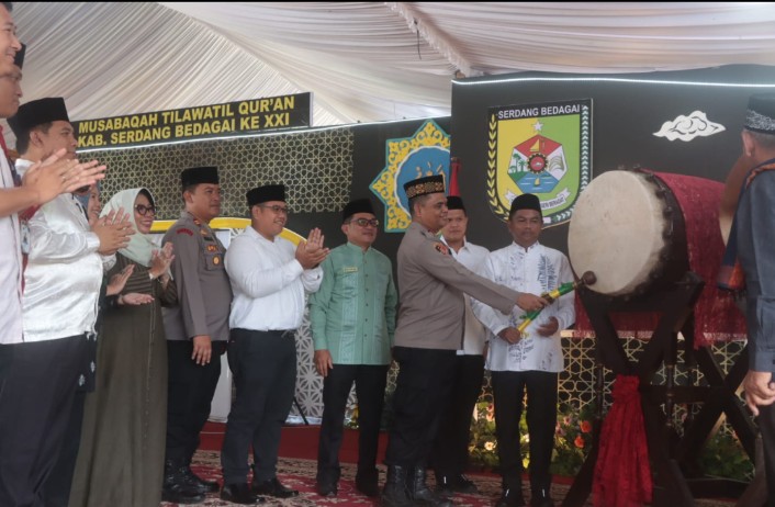 MTQH ke-XXI Diharapkan Mampu Membumikan Nilai Al Qur’an Dalam Diri Kita,Ini Harapan Bupati dan Wakil Bupati Sergai.