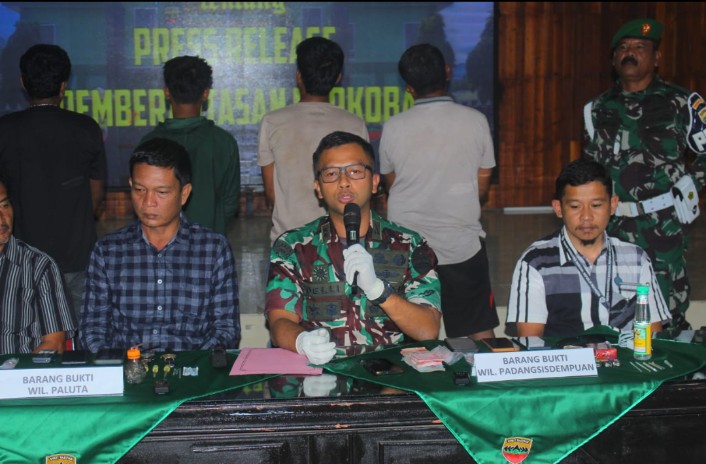 Sigap,Kodim 0212/TS Tangkap Bandar dan Pengedar Narkoba