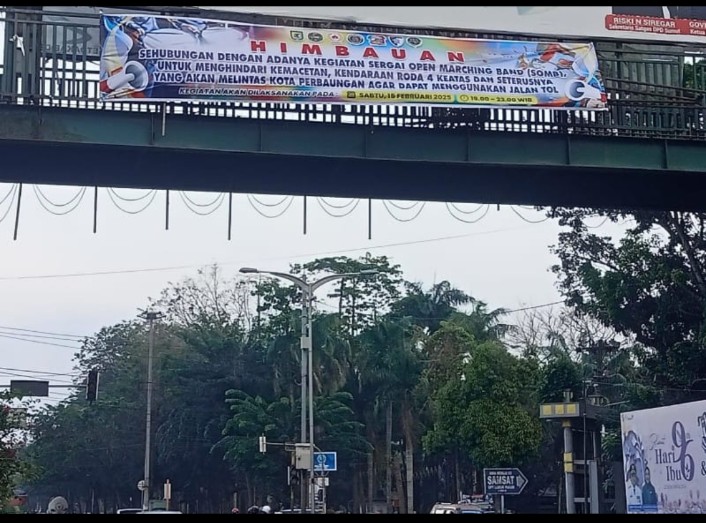 SOMB 2025 Gelar Defile,Malam Minggu Ranmor Roda 4 Keatas Jika Melintas di Perbaungan Dihimbau Untuk Lewat Tol.
