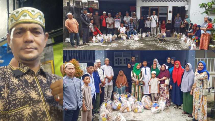 Tokoh Masyarakat M. Arif Tanjung Gelar Bakti Sosial Berbagi Sembako di Bulan Ramadhan