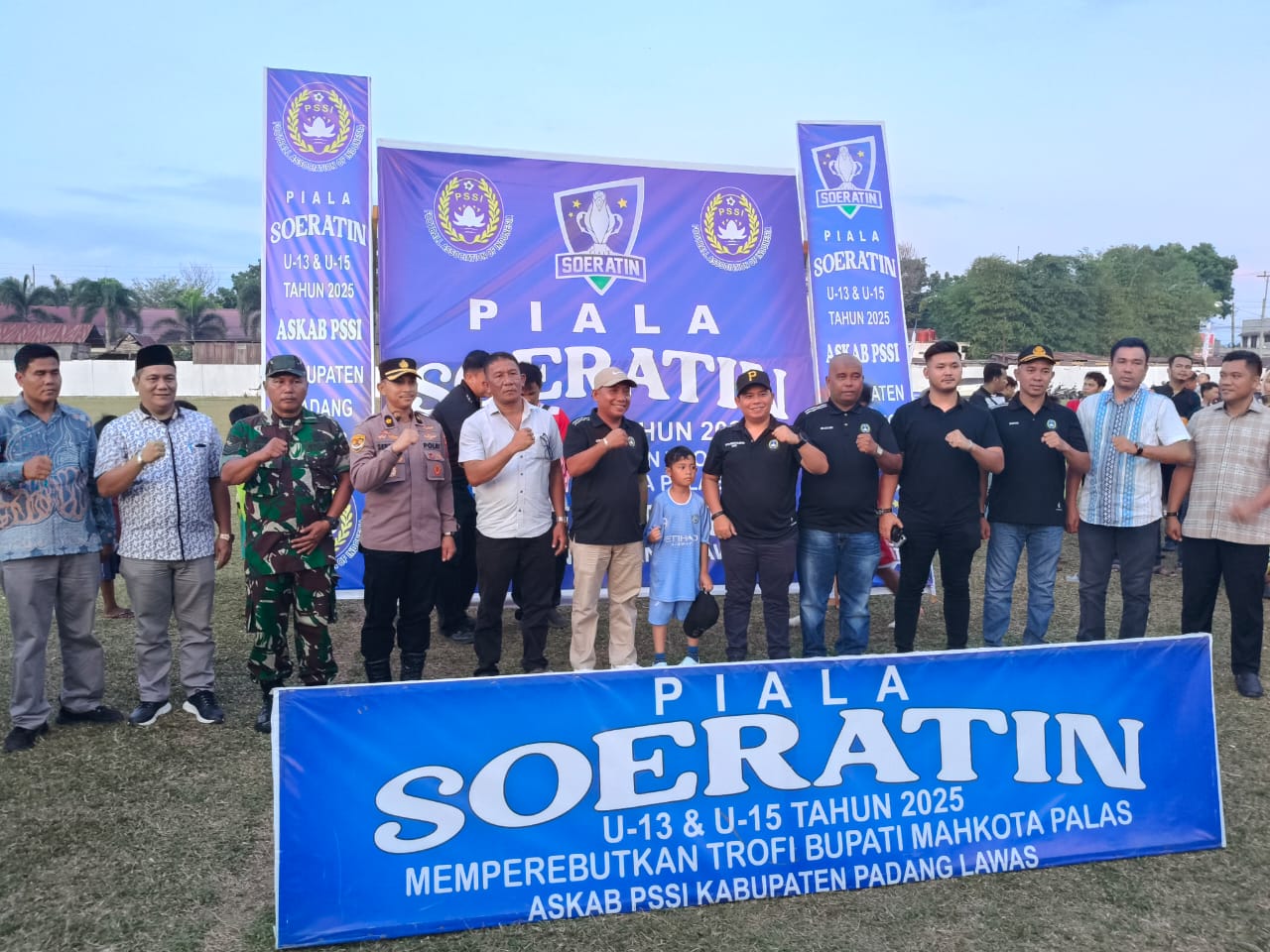Polres Palas Menghadiri Kegiatan Penutupan Final Tournamen Piala Soeratin U-13 & U-15 Tahun 2025