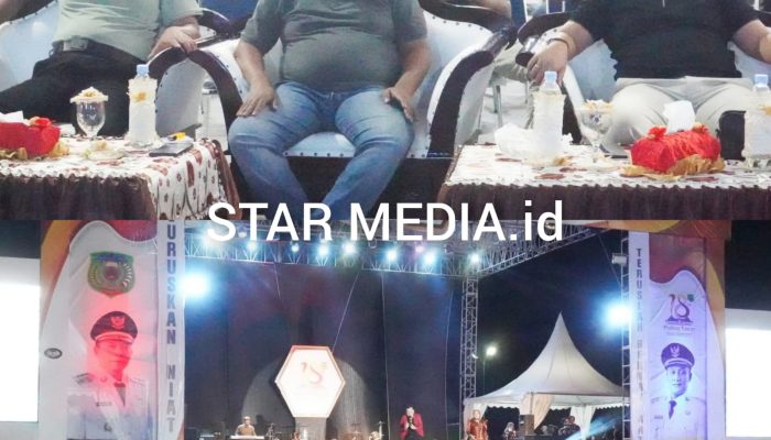 Bupati Palas Hadiri Malam Hiburan Rakyat Dalam Rangka HUT Palas Ke -18 Tahun
