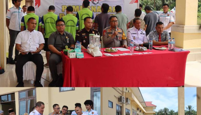 Kapolres Palas Pimpin Pemusnahan Barang Bukti Sabu Seberat 167, 54 Gram, Tegaskan Komitmen Perangi Narkoba