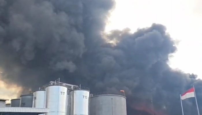 PT Agro Raya Mas Belawan Terbakar