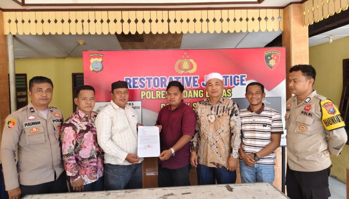 Upaya Restorative Justice: Unit Reskrim Polsek Sosa Mediasi Kasus Pengancaman Hingga Damai