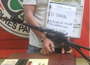 Pengedar Sabu Bersenpi di Sosa Julu Diringkus Satresnarkoba Polres Palas