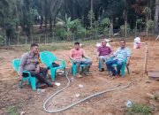 Bhabinkamtibmas Polsek Sosa Polres Palas Sambang Ke Desa Binaannya